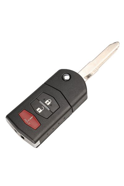 Choice 3 Buttons jingyuqin 3/4 Button Filp Key Case Folding Fob Car Remote Key Shell For MAZDA 3 5 6 RX-8 M