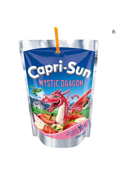 Capri - Sun Caprisun Mysticdragon (Ejder Meyveli, Elmalı, Muzlu, Çilekli) (200 ml x 20 Adet)