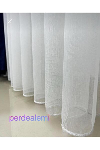 perdealemi Bamboo Linen Tulle Curtain Sparse Pleat 1X2