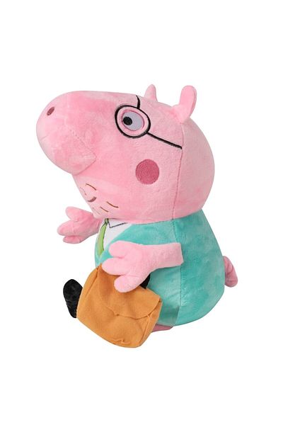 Peppa Pig Jucarie De Plus Purcelusa Peppa Daddy Pig, 35 cm