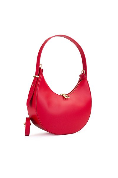Posete Fagaras Louna Leather Purse - Red, Genuine Leather Bag, Bags, Summer Bags, Genuine Leather