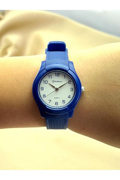 MİNGRUİ Silicone Analog-Waterproof-Gift Children's Wristwatch
