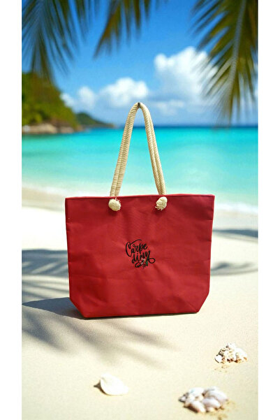 shop Beach Shoulder Hand Arm Bag Casual Wide Multi-Purpose Colorful Women's Bag