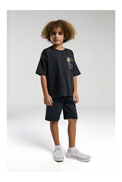 U.S. Polo Assn. U.S. Polo Assn. Antrasit Erkek Çocuk Şortlu Takım