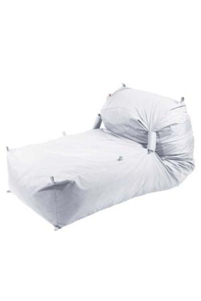 Pufrelax Fotoliu Yoga XL, Material impermeabil - Alb