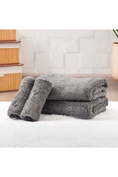 Cottage cloud towel in dark grey 140*70cm