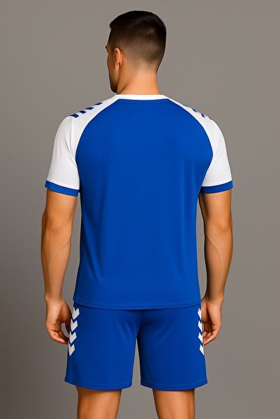 SPORTECH Mavi-Beyaz Forma Takımı (İsim ve Numara Yazılır) K0177-L