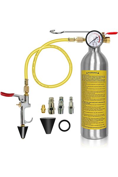 Choice Brown Air Conditioning Flushing Kit, Car Air Conditioning Pipe Cleaning Tool Set, R134A Air Conditio