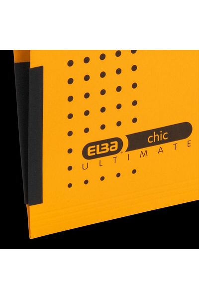 ELBA Dosar suspendat Ultimate cu clișeu A4, carton 240 g/m², capacitate 330 de coli, culoare galbenă