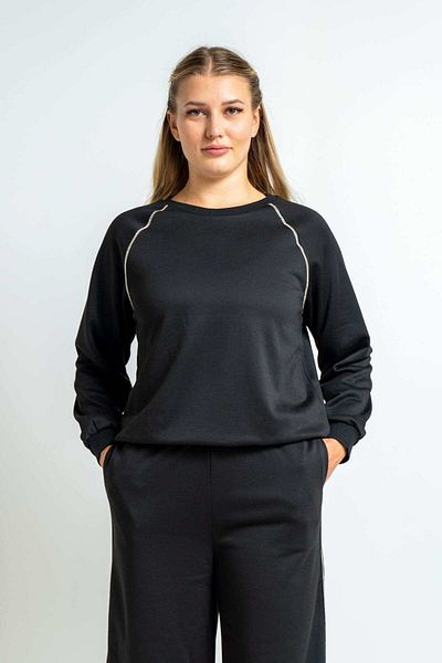 mica Embroidered Long-Sleeve Blouse