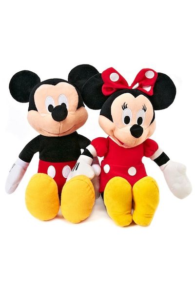OEM Set mascots Mickey and Minnie Mouse Plush Red - 50 cm, Best Toys