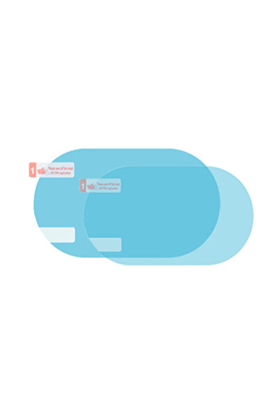 choice2 Oval 2PCS/Set Car Rearview Mirror Window Anti Fog Clear Film Anti-Lig...
