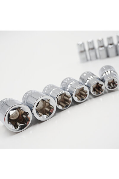 Choice 11Pcs 1/4" 3/8" Star Socket Set Femal E Type Sockets Wrench Head E4 E5 E6 E7 E8 E10 E12 E14 E16 ...