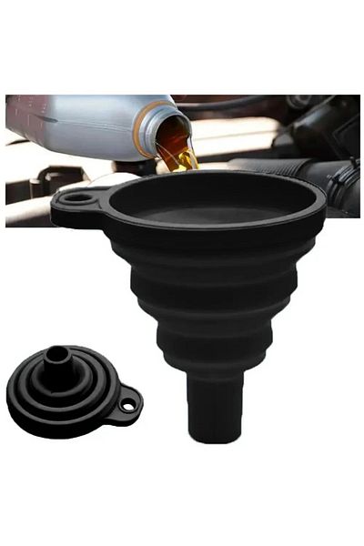 Choice Motorcyle Engine Funnel Car Universal Silicone Liquid Funnel Washer Fluid Change Foldable Portable