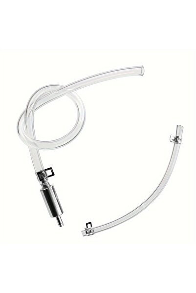 Choice أداة مضخة تغيير زيت فرامل السيارة والدراجة النارية الفضية، خرطوم سائل ...