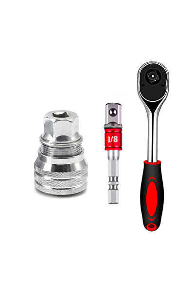 Choice1 مجموعة مفاتيح ربط عالمية قابلة للتعديل مكونة من 3 قطع، مقاس 3/8 بوصة ...