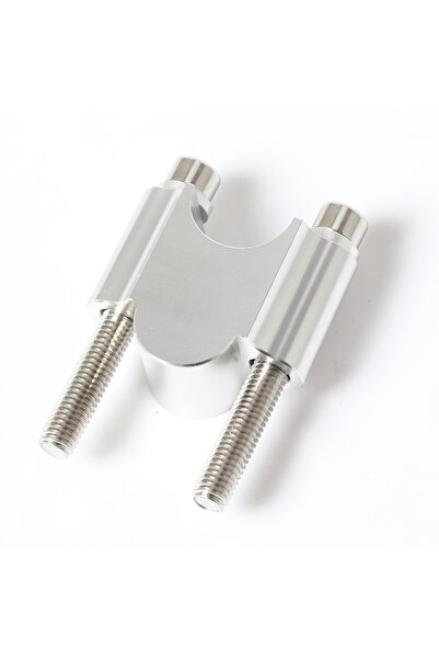 choice2 حامل مقود دراجة نارية كروم 28 مم، مشبك تثبيت عالمي 28 مم 1 1/8 بوصة 2...