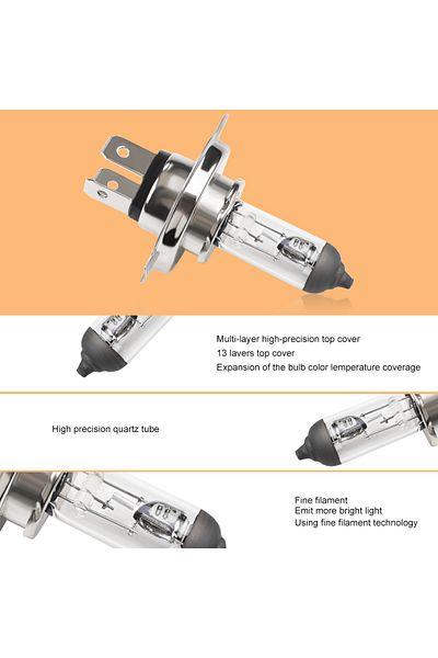 Choice 10pcs H4 12V 55W 4300K Halogen Car Light Bulbs Lamp Factory Price Car Styling Parking Light Bulb ...