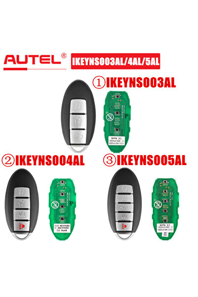 choice2 Autel رقم 1 لنيسان AUTEL MAXIIM IKEY مفتاح ذكي عالمي طراز ممتاز لكراي...
