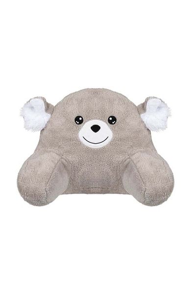 divendi-ro Decorative Pillow Teddy Bear, polyester, 38x30x27 cm, Teddy Bear, polyester, 38x30x27 cm, gray