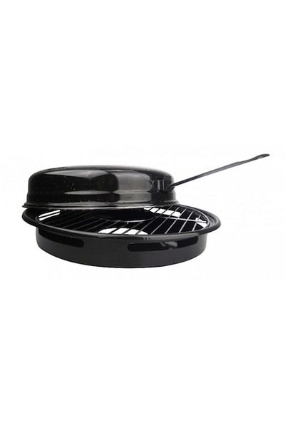 OEM Pachet promoțional: Grătar multifuncțional pentru aragaz și cuptor, diametru 32 cm + Set de 3 rezerve de mop rotativ