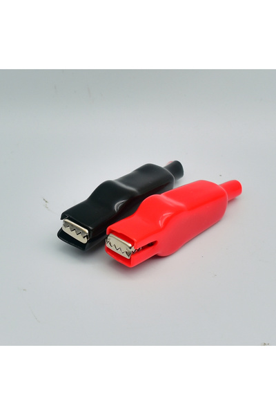 Choice 1X Red 1 X Black 2Pcs Alligator Clip 20A PVC Sheathed Alligator Clamps...