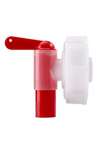 Vibra Tite DN61 1Pcs DN61 61mm Horticultural Plant Nutrient Solution Faucet Red White Plastic Faucet For 15-60
