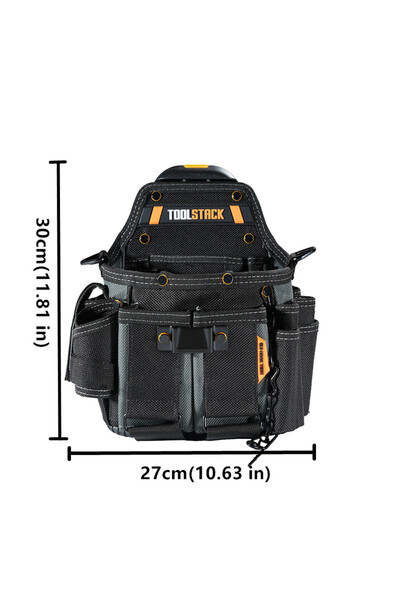 Choice1 TSK-114 TOOLSTACK Master Electrician's Pouch Quick-Lked Multifunction...