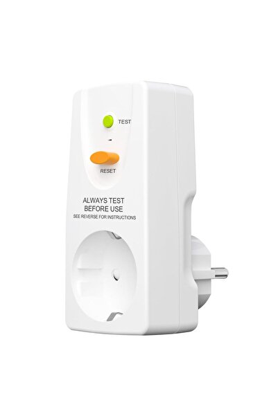 Choice 250 فولت الاتحاد الأوروبي 1 أبيض الاتحاد الأوروبي GFCI قابس مقاوم للتس...