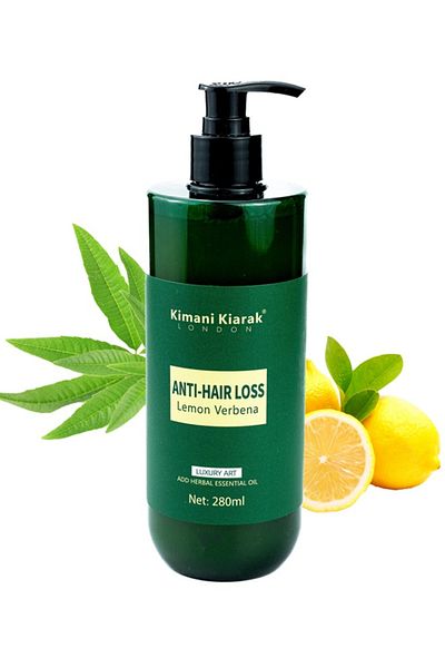 Kimani Kiarak Natural Lemon Verbena Anti Hair Loss & Bacterial Citrus Shampoo 280ml
