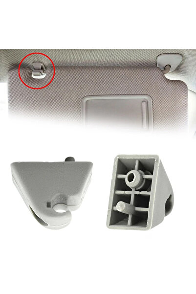 Choice مشبك حامل واقي الشمس باللون الرمادي، قطعتان، لسيارة فوكسهول، لسيارة في...