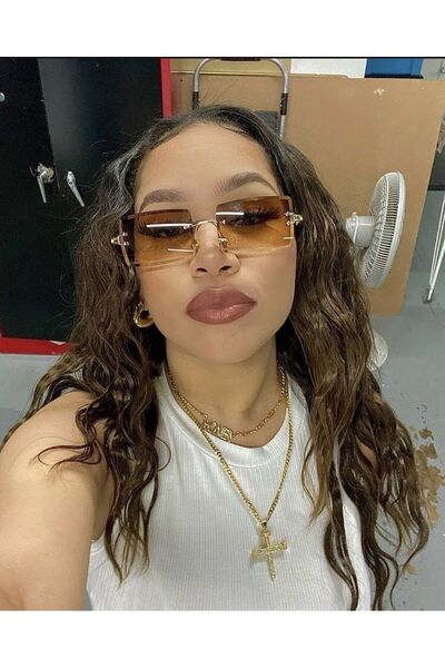 Goldmine Unisex Carley Crystal Cut Sunglasses Uv400