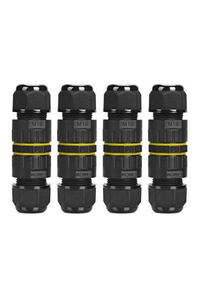 Choice 4Pcs 3Pin Outdoor Junction Box IP68 Waterproof Electrical Cable Wire C...