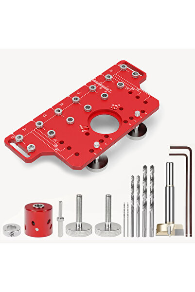 Choice1 مجموعة رؤوس مثقاب إضافية لأعمال النجارة، دبابيس تثبيت مفصلات الرفوف، ...