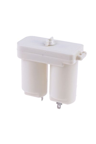 Choice Double Compartments Battery Box For Universal Gas Water Heater Accessories White Plastic Double B...