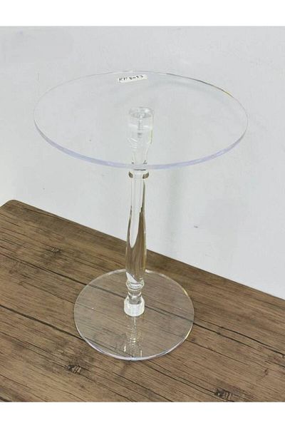 Al Saada Home طاولة خدمة أكريليك مفردة 40×40×55 سم