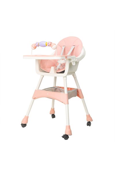 Z-Tools Scaun de masă pentru copii, 5-72 luni, greutate maximă 50 kg, roz / ZTS 9142