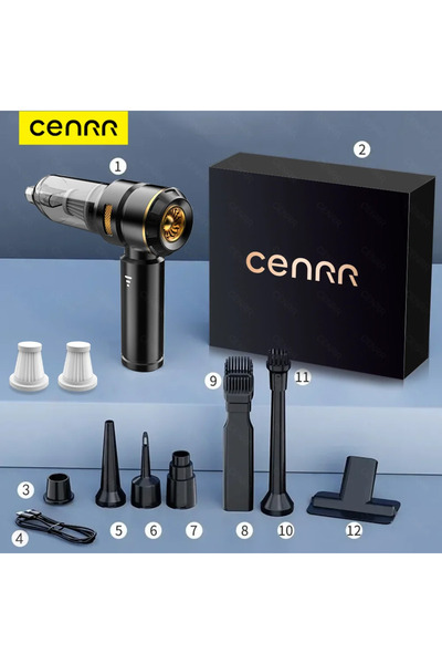 Choice3 Ultra Black 2hepa CENRR Car Vacuum Cleaner Wireless Handheld Powerful...