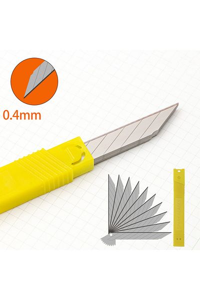 Choice 10pcs Precision Cutting Blades, 10pcs 30 Degrees Art Blade For Art Cutter, Sharp And Durable, Sui...