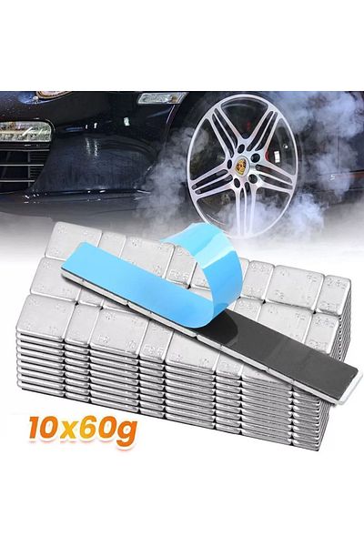 Choice 10pcs Car Wheel Balancer Adhesive Wheel Balancing Weight Strips Lead Free Stick On 60g Top Quality
