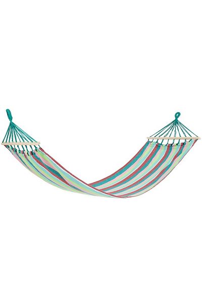 Heinner Hamac polyester and cotton, 200x80cm, green&red