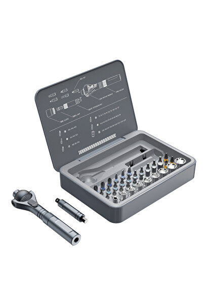 Choice مجموعة مفكات براغي متعددة الوظائف 40 في 1 من VMAN باللون الأسود، رؤوس مغناطيسية متعددة، أدوات إصلاح صغيرة