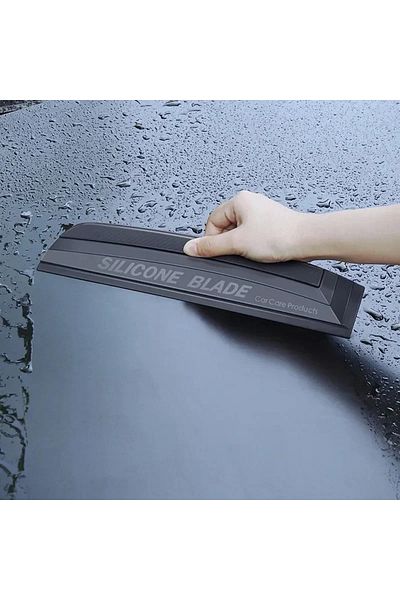 Choice 1pcs Non-Scratch Soft Silicone Handy Squeegee Car Wrap Tools Window Wiper Drying Blade Clean Scrapin