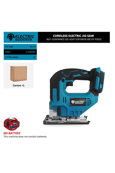Choice No battery Electric Goddess 3500RPM Electric Curved Saw Cordless Jig Saw Portable Multifunction Carp