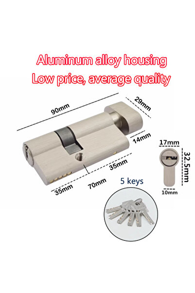 Choice6 استبدال أسطوانة القفل L70-D-Y لأبواب المنزل الداخلية المضادة للسرقة، ...