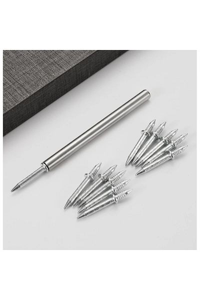 Choice 200 nails 2 sleeve 100/200pcs Seamless Thread Double Head Nails Without Marks Nails Wood No Trace F