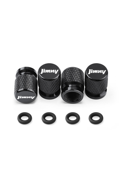Choice4 أغطية صمامات إطارات سوداء مكونة من 4 قطع لسيارات سوزوكي جيميني jb64 j...