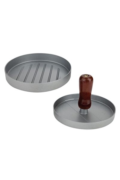 WELUOT Presă pentru hamburger WELUOT, aliaj de aluminiu, antiaderentă, 11,5 cm