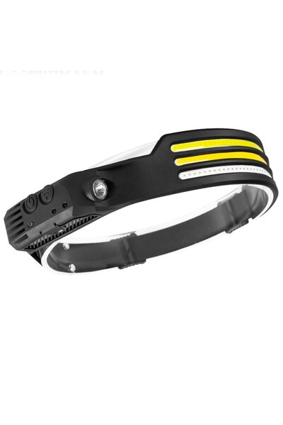 OEM Lanterna frontala, USB incarcare, rotativa 270°, rezistenta la apa, 3xLED, W689-3, 800lm
