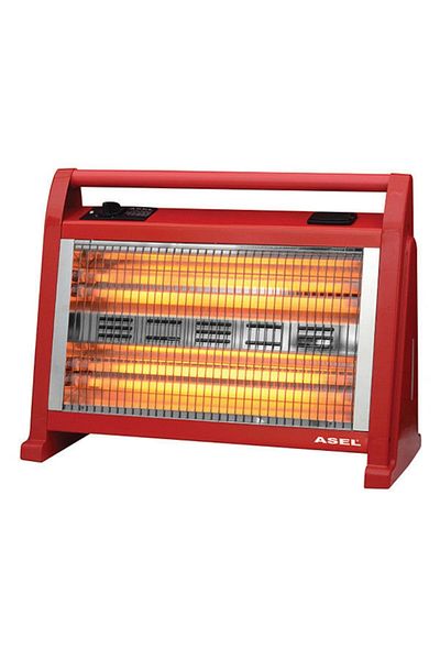 HARLEM Radiator cu Quartz ASEL® LAURA, 1800 W, 4 Tuburi Quartz cu Ventilator, Functie Umidificator, Termos